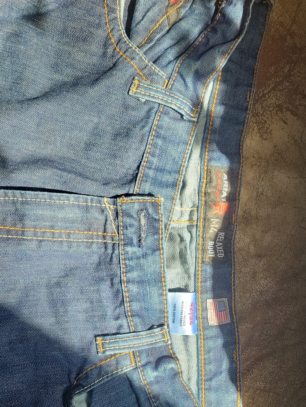 Wrangler Men's Relaxed Fit Jeans - Denim Blue